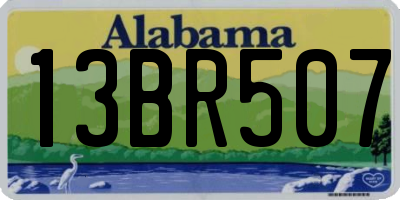 AL license plate 13BR507