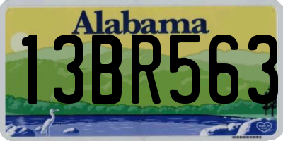 AL license plate 13BR563