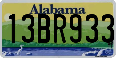 AL license plate 13BR933