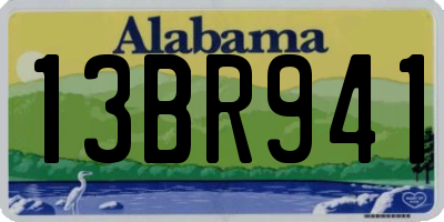 AL license plate 13BR941