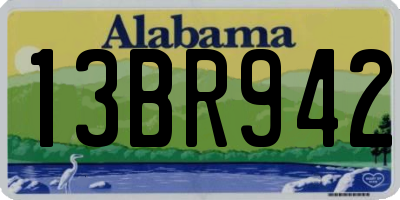 AL license plate 13BR942