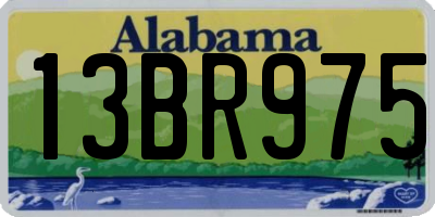 AL license plate 13BR975