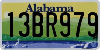 AL license plate 13BR979