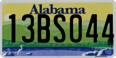 AL license plate 13BS044