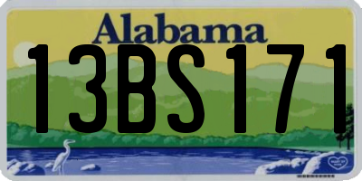 AL license plate 13BS171