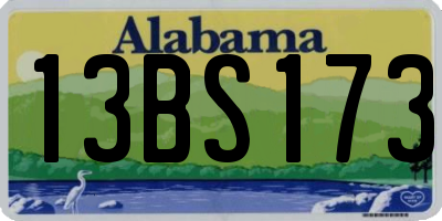 AL license plate 13BS173
