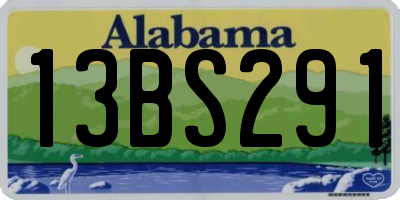 AL license plate 13BS291