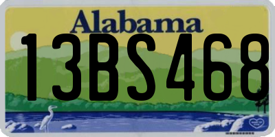AL license plate 13BS468