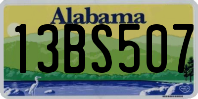 AL license plate 13BS507