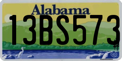 AL license plate 13BS573