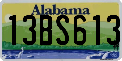 AL license plate 13BS613