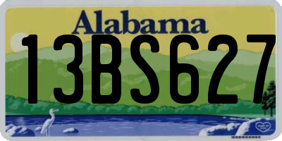 AL license plate 13BS627