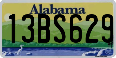 AL license plate 13BS629