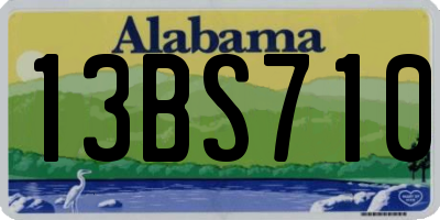 AL license plate 13BS710