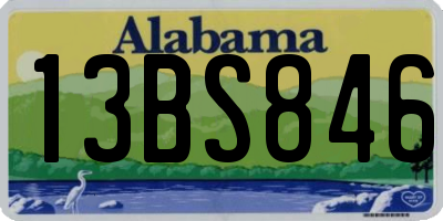 AL license plate 13BS846