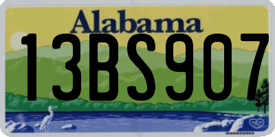 AL license plate 13BS907