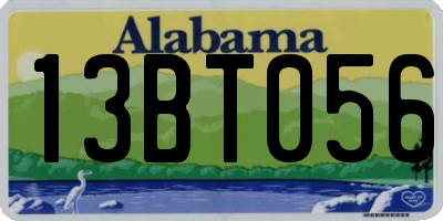 AL license plate 13BT056