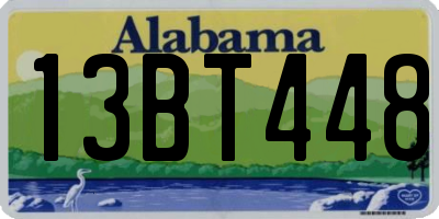 AL license plate 13BT448