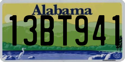 AL license plate 13BT941