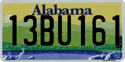 AL license plate 13BU161