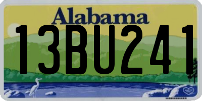 AL license plate 13BU241