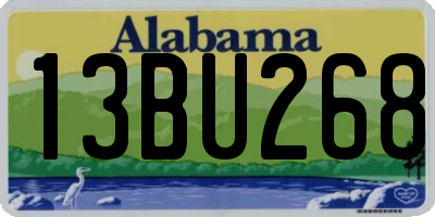 AL license plate 13BU268