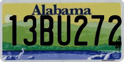 AL license plate 13BU272