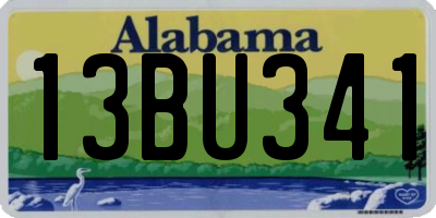 AL license plate 13BU341