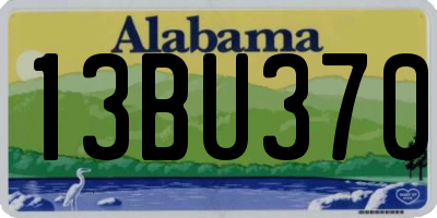 AL license plate 13BU370