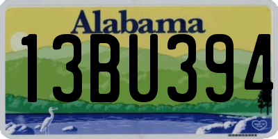 AL license plate 13BU394