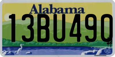 AL license plate 13BU490