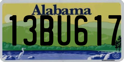 AL license plate 13BU617