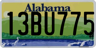 AL license plate 13BU775