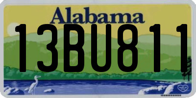 AL license plate 13BU811
