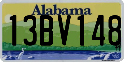 AL license plate 13BV148