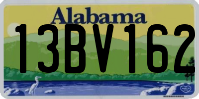 AL license plate 13BV162
