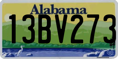 AL license plate 13BV273