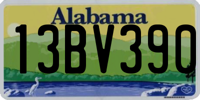 AL license plate 13BV390