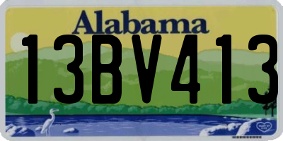 AL license plate 13BV413