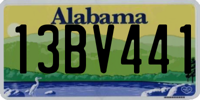 AL license plate 13BV441