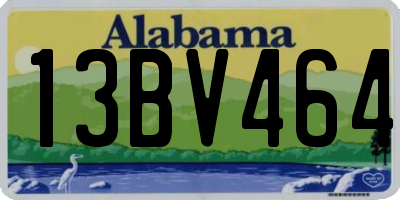 AL license plate 13BV464
