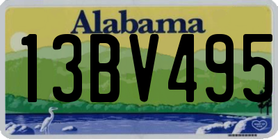 AL license plate 13BV495