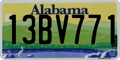 AL license plate 13BV771