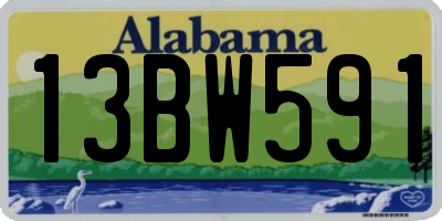 AL license plate 13BW591