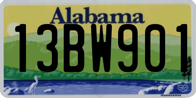 AL license plate 13BW901