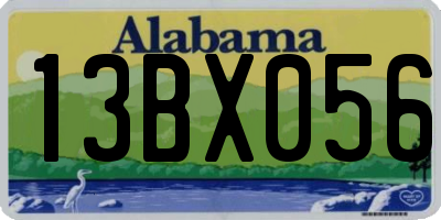 AL license plate 13BX056
