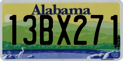 AL license plate 13BX271