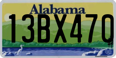 AL license plate 13BX470