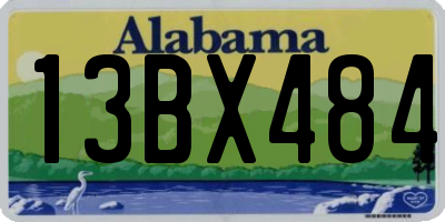 AL license plate 13BX484