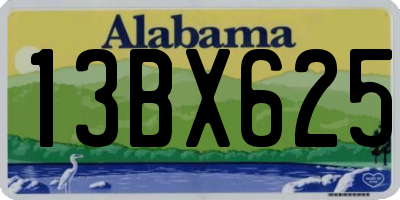 AL license plate 13BX625